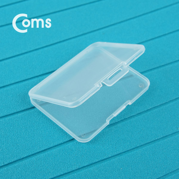 Coms 다용도 메모리 카드 케이스(50x65mm) SD메모리 케이스/6mm(투명)
