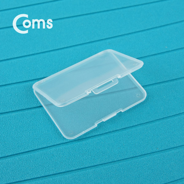 Coms 다용도 메모리 카드 케이스(50x65mm) SD메모리 케이스/4mm(투명)