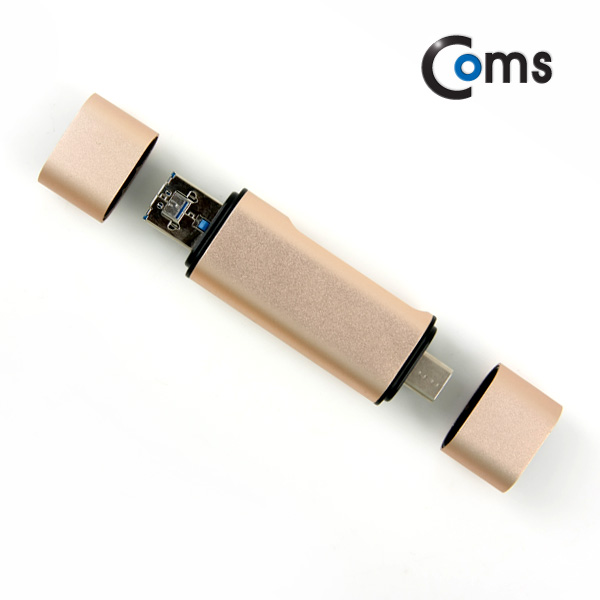 Coms USB 3.1 멀티 카드리더기(Type C/Micro 5P/USB)), SD/Micro SD