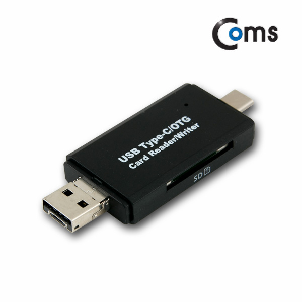 Coms USB 3.1 카드리더기(Type C), 3 in 1 (USB/Micro 5P, TF/SD)