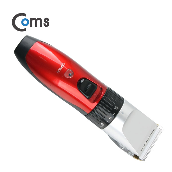 Coms 이발기(RFCD-3100) 충전용 / 고급형  / 레드 색상 / 바리깡