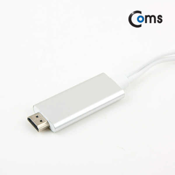 Coms IOS 8Pin (8핀) 미러링 케이블(HDMI) 1.8M (A사 Phone 5 이후 모델 호환)
