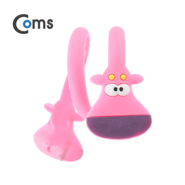 Coms 케이블 오거나이저, 핑크 하마