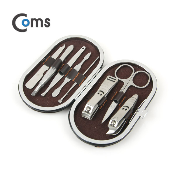 Coms 네일 도구 세트(둥근파우치)
