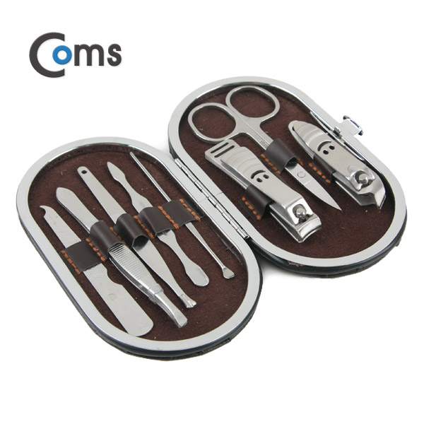 Coms 네일 도구 세트(둥근파우치)