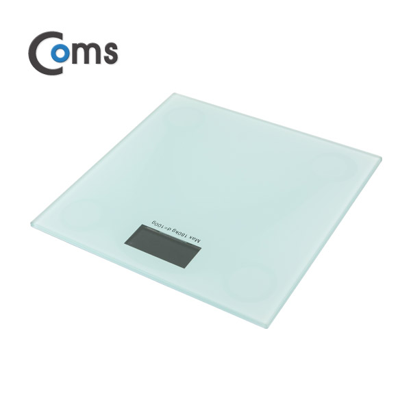 Coms 디지털 체중계(강화유리/백라이트 센서/최대 180Kg)