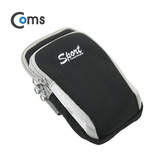 Coms 레저용 포켓, 찍찍이 고정(5.5형용) Black