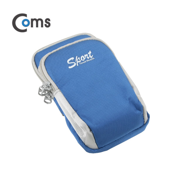 Coms 레저용 포켓, 찍찍이 고정(5.5형용) Blue