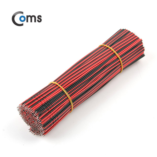 Coms 점퍼 / 점퍼선 케이블, 묶음(150ea)/Black-Red, 2선/20cm