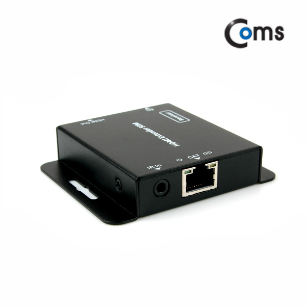 Coms 초슬림 HDMI 리피터 (RJ45/1선) 50M(MAX) / 1080P @ 60Hz (EDID/IR 컨트롤/POE 지원)