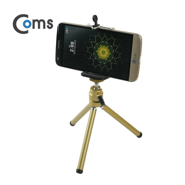 Coms 미니 삼각대, 2단 (스마트폰 가이드 포함)