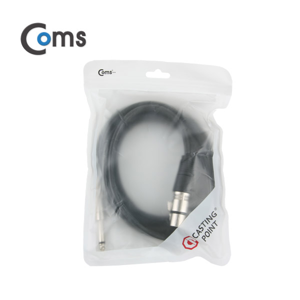 Coms 캐논(F)/6.3 Mono(M) 케이블 3M