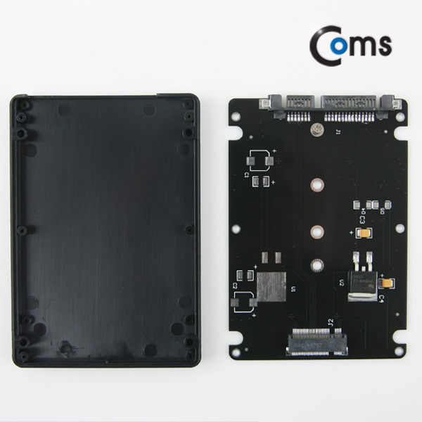 Coms SATA 컨버터(M.2 to SATA) 2.5형 케이스형 / 플라스틱 SATA7+15Pin