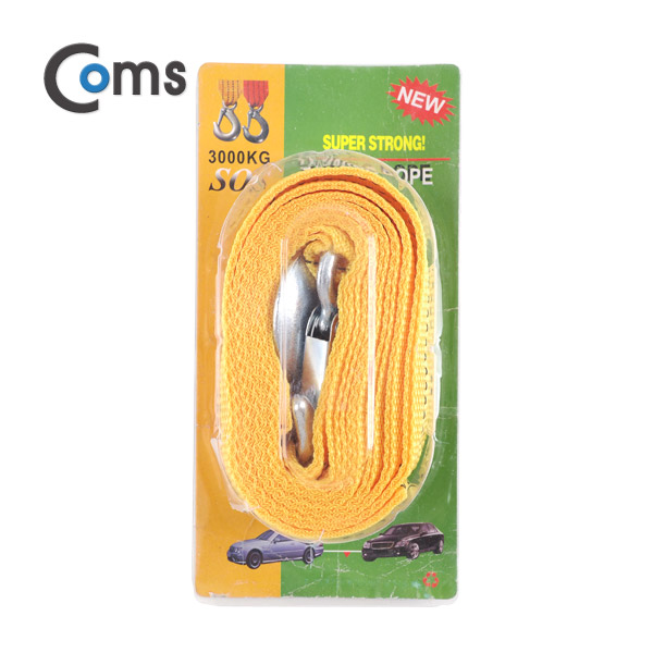 Coms 다용도 견인로프 / 견인줄 / 비상로프 (길이 4M)