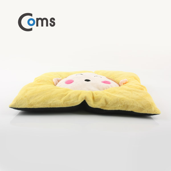Coms USB 온열 방석, 사각 - 원숭이