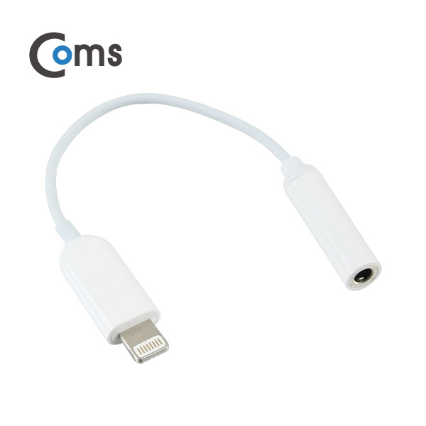 Coms 8Pin 젠더(AUX) / iOS Phone 7용 / 오디오 젠더