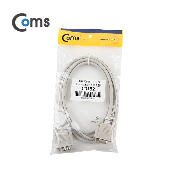 Coms 모니터 케이블(일반 연장) - 1.8M/VGA