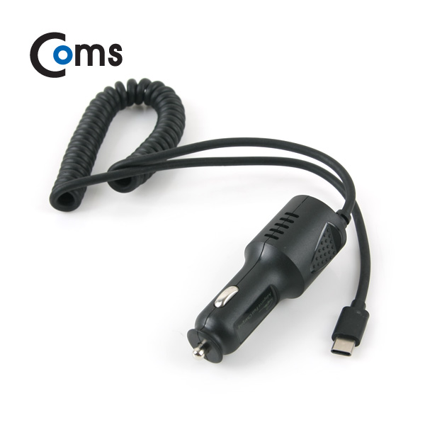 Coms 차량용 고속 충전기 (USB 3.1/Type C) /퀵차지 QC 2.0 지원/2.0A/스프링