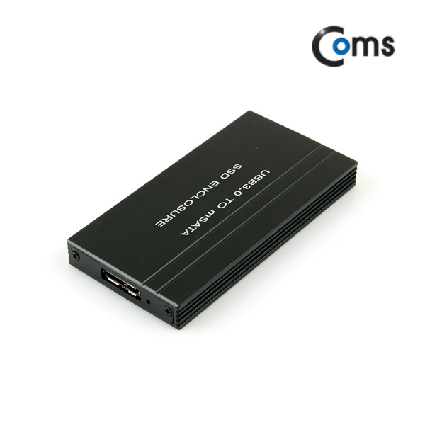 Coms USB 외장 케이스(SSD), mSATA/ Black