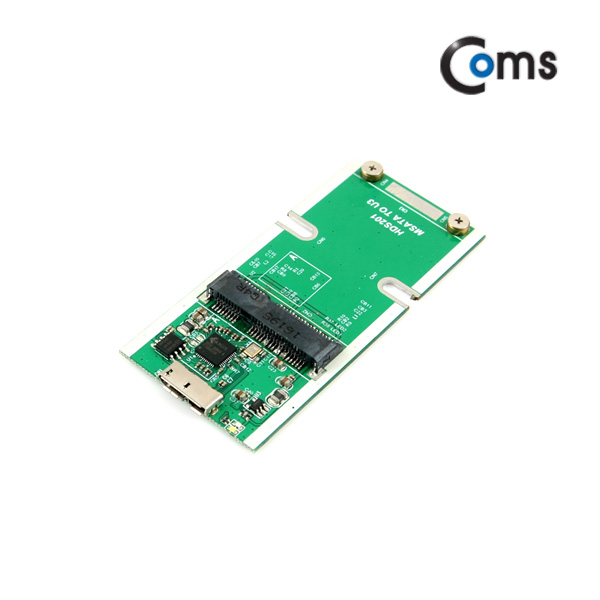 Coms USB 외장 케이스(SSD), mSATA/ Black