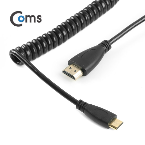 Coms HDMI/HDMI(Mini) 케이블 스프링 30cm ~ 1M
