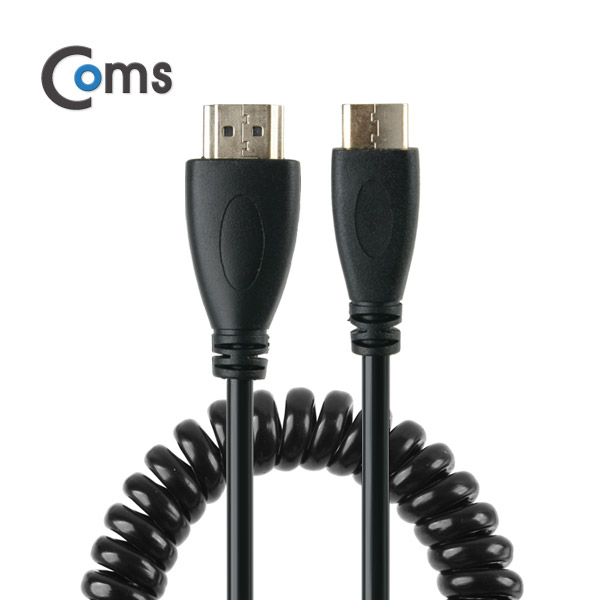 Coms HDMI/HDMI(Mini) 케이블 스프링 30cm ~ 1M