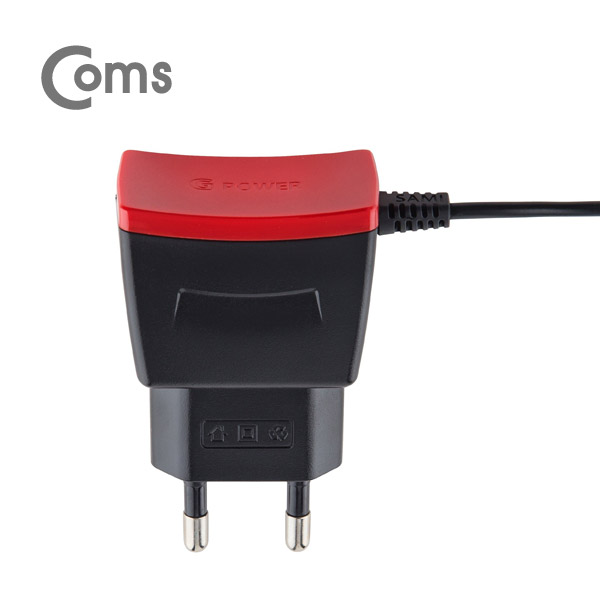 Coms G POWER 가정용 5V/1.2A 충전기 (케이블 일체형) Micro5핀 / 1.2M/블랙