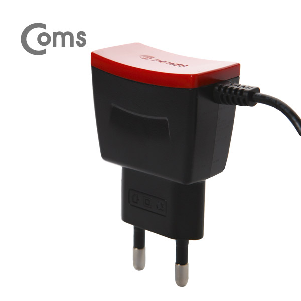 Coms G POWER 가정용 5V/2A 충전기 (케이블 일체형) / Micro5핀 / 1.2M/블랙