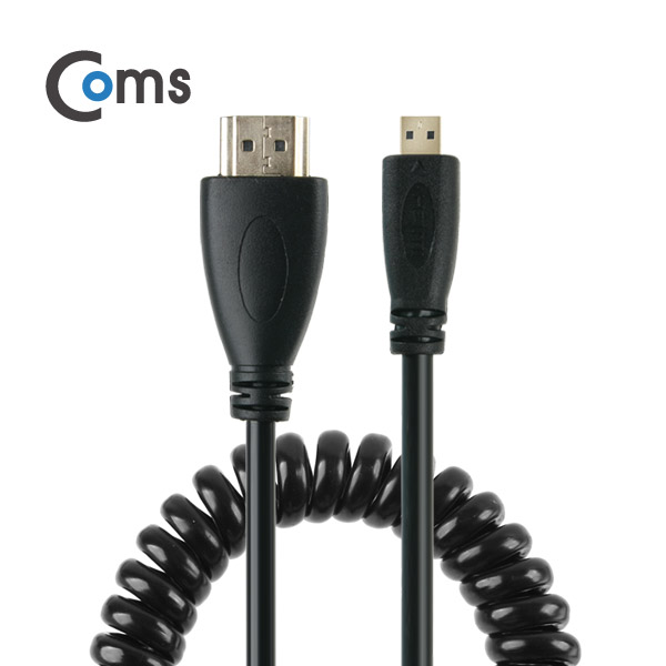 Coms HDMI/HDMI(Micro) 케이블 스프링 30cm ~ 1M