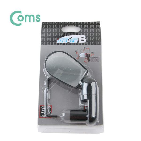 Coms 자전거 사이드 미러, 손잡이 고정 / 거울