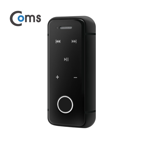 Coms 블루투스 리시버 BT4.1 3.5mm 스테레오, 리모트 컨트롤, 진동 지원 / 검정