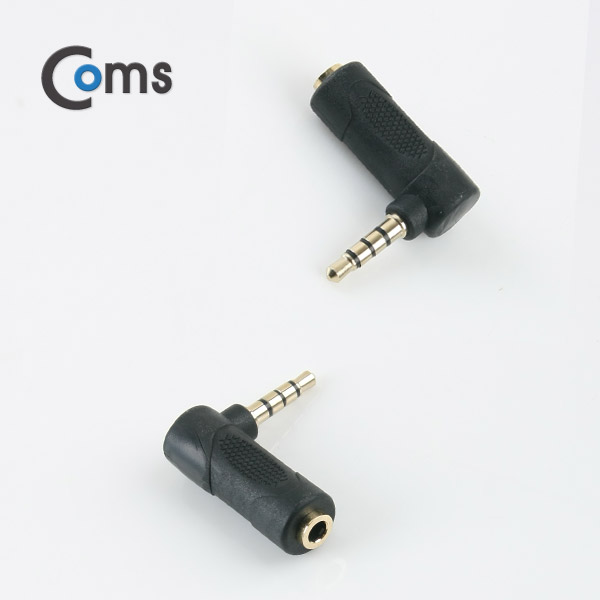 Coms 스테레오 젠더(3.5 M/F) 4극/꺾임(꺽임) / 미국식-유럽식 변환/Stereo