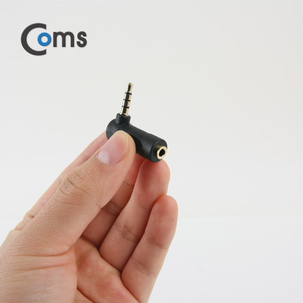 Coms 스테레오 젠더(3.5 M/F) 4극/꺾임(꺽임) / 미국식-유럽식 변환/Stereo