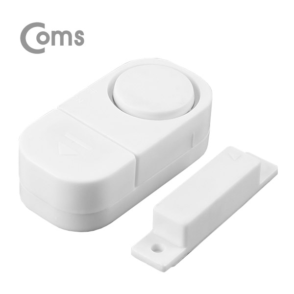 Coms 도어 알람 (90dB 경고음) / White