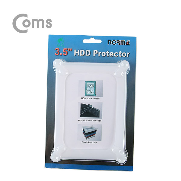 Coms 하드디스크 방진패드 - 3.5인치 하드디스크용 / White / HDD