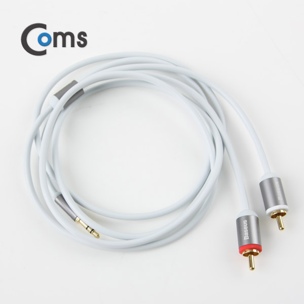 Coms 스테레오/RCA(2선) 케이블, 1.5M/Stereo