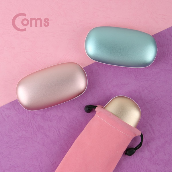 Coms USB 온열 핸드워머/손난로, Blue (18650 전용/배터리 미포함)