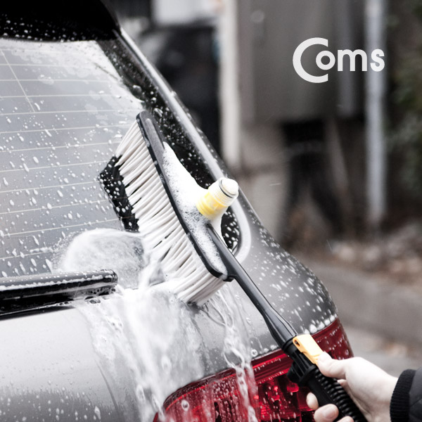 Coms 차량용 셀프 세차기세트(호스/분무기/브러쉬) 20L물통,시가전원 케이블 / 시가잭(시거잭)