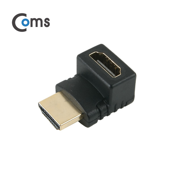 Coms HDMI 젠더(연장 M/F, 꺾임형(꺽임)) 상향 90도