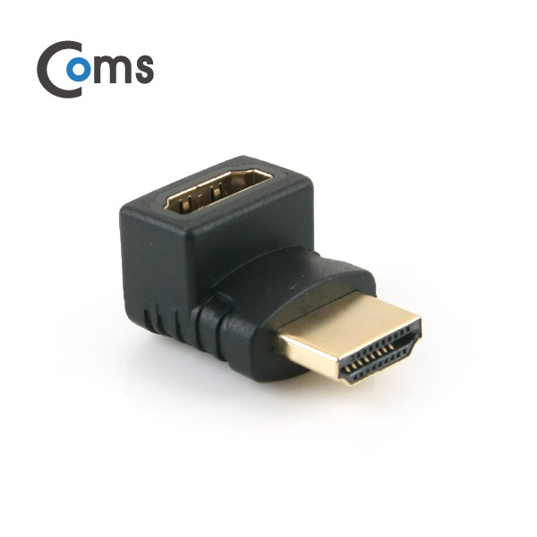 Coms HDMI 젠더(연장 M/F, 꺾임형(꺽임)) 상향 90도