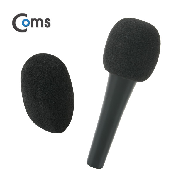 Coms 마이크 스폰지 커버(솜), 검정