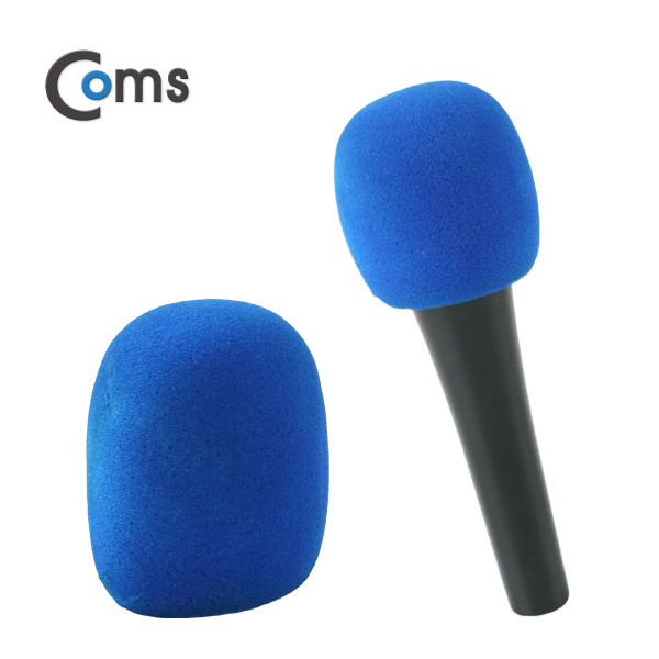 Coms 마이크 스폰지 커버(솜), 파랑