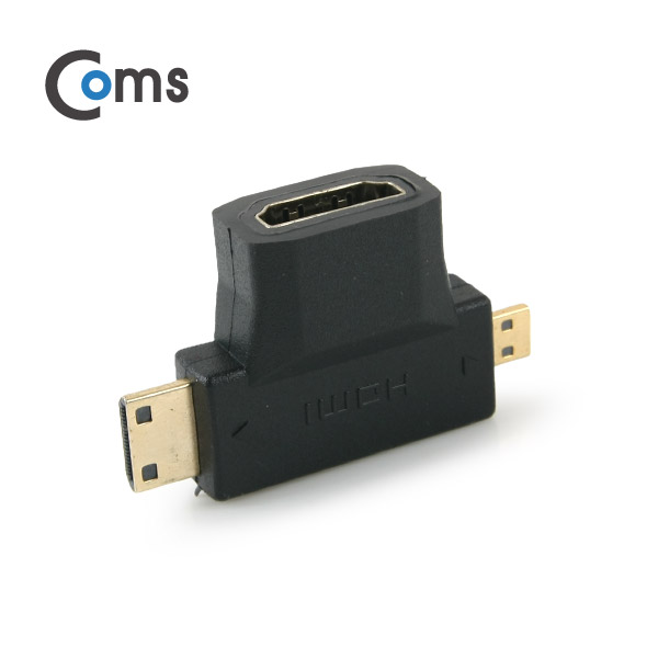 Coms Mini HDMI (M) + Micro HDMI (M) to HDMI (F)