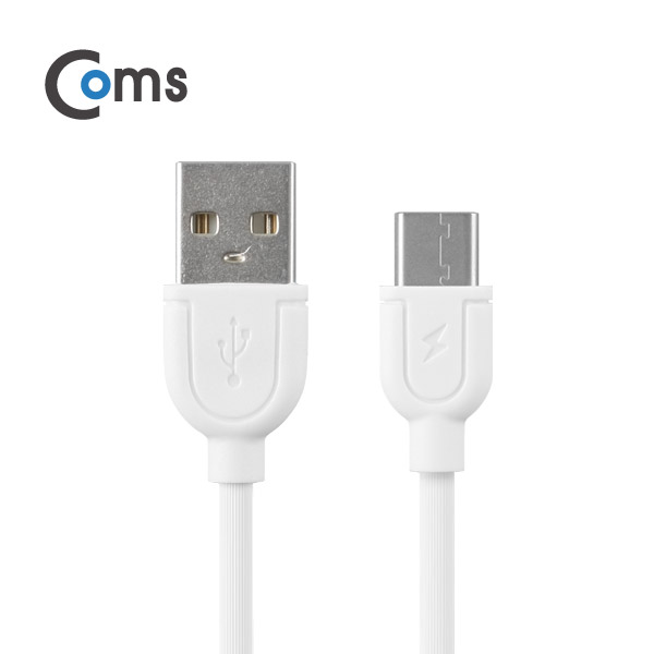 Coms USB 3.1 케이블 (Type C) USB 2.0 A(M)/C(M) 90cm, White