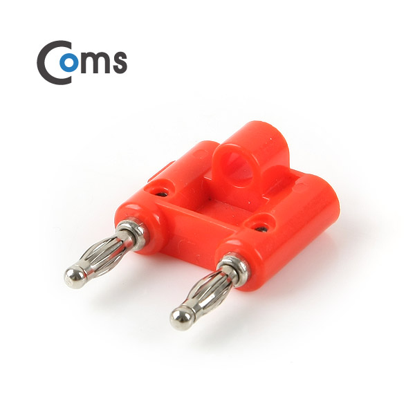 Coms 바나나 플러그(적색/흑색) 1세트/Metal