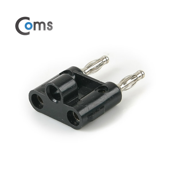 Coms 바나나 플러그(적색/흑색) 1세트/Metal