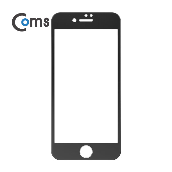 Coms 스마트폰 보호필름('A'사 스마트폰 7) 전면, Black / iOS 스마트폰