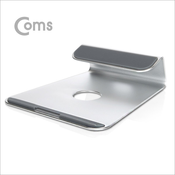 Coms 노트북 알루미늄 메탈 스탠드/받침대(11-15형형)/각도 18도