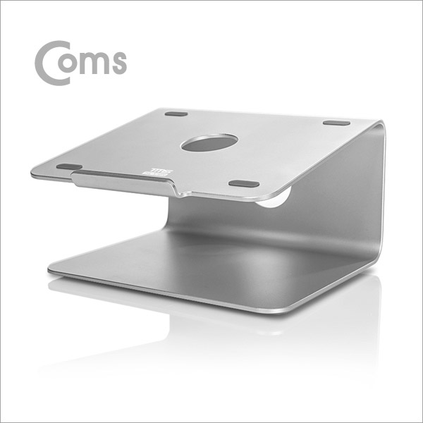 Coms 노트북 알루미늄 메탈 스탠드/받침대 (11-17형형) 각도 15도/360도회전