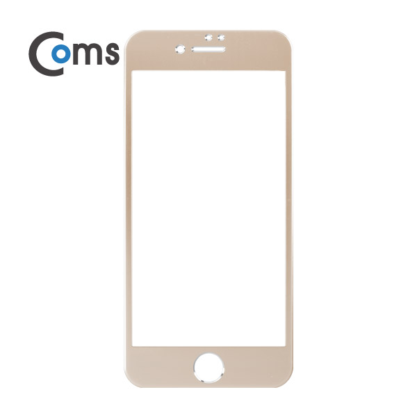 Coms 스마트폰 보호필름('A'사 스마트폰 7Plus) 전면, Gold / iOS 스마트폰